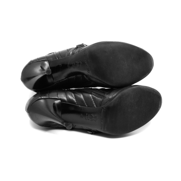 GIANMARCO LORENZI Leather Ankle Bootie Style Shoes US 9.5/EU 40 Made in Italy - Picture 5 of 16